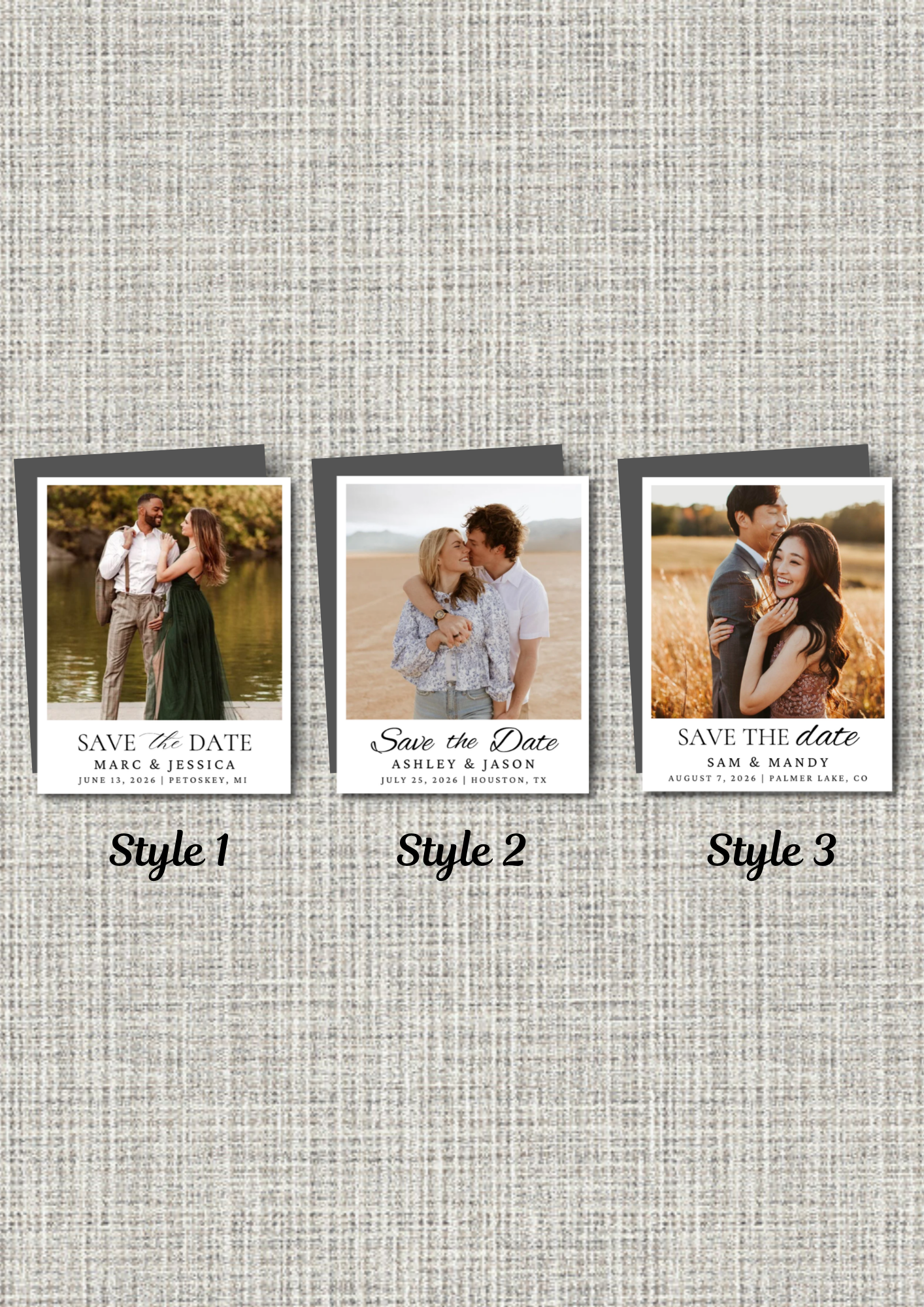 Classic Save the Date Magnets